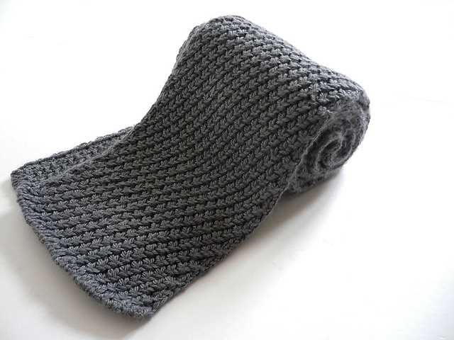 Men's scarf knitting pattern ravelry