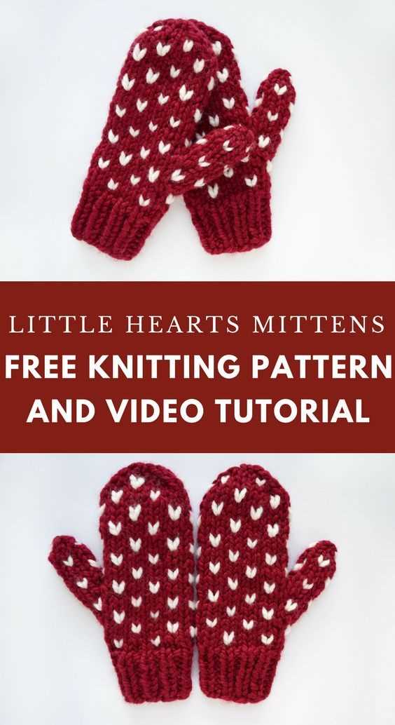 Chunky knit mittens patterns free