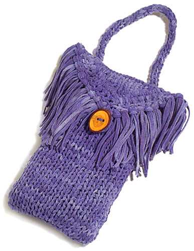 Free knitting patterns cell phone bags