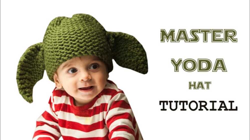 Yoda hat knitting pattern