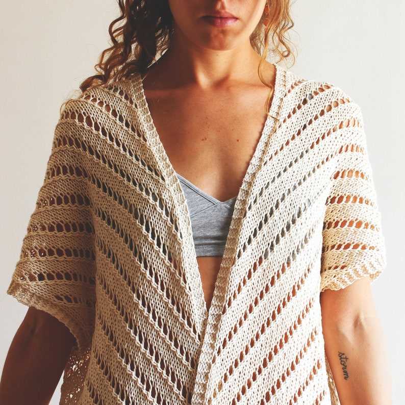 Easy kimono knitting pattern