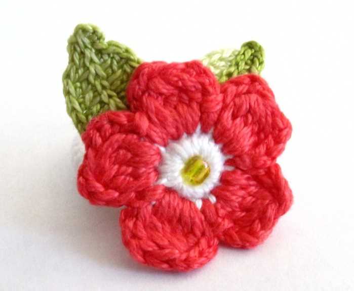 Free knitted flower patterns uk