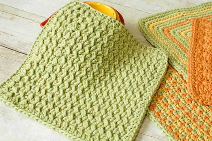 Free knitted turkey dishcloth pattern