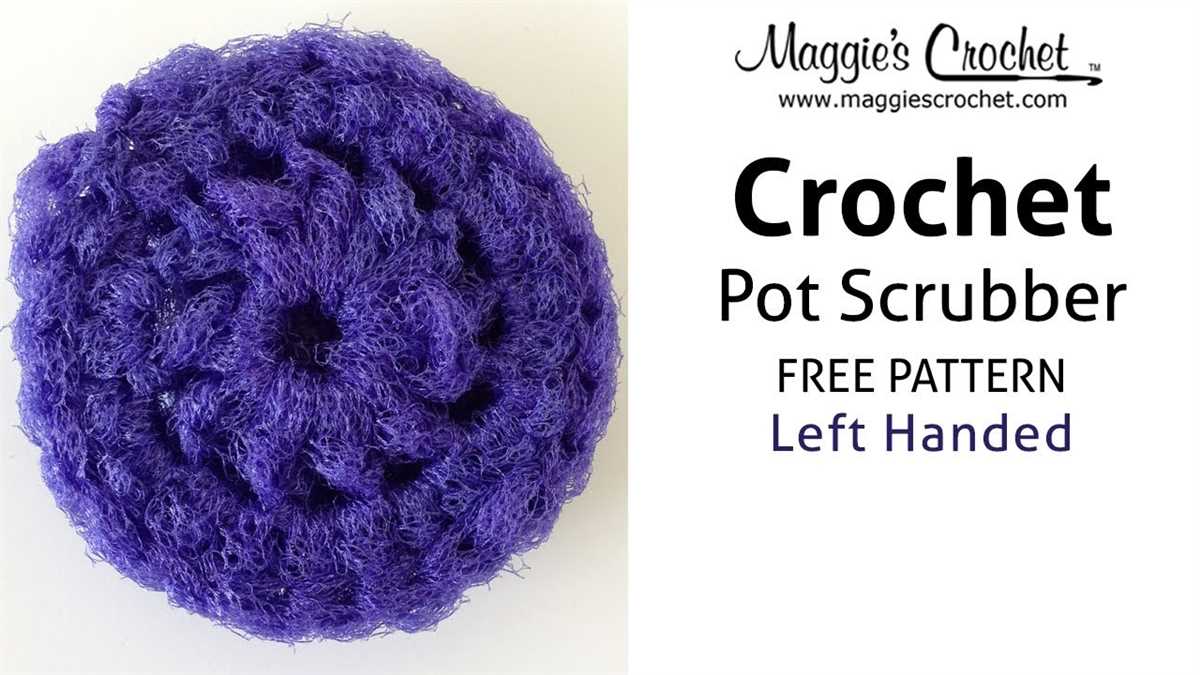 Free knitting pattern for dish scrubbies