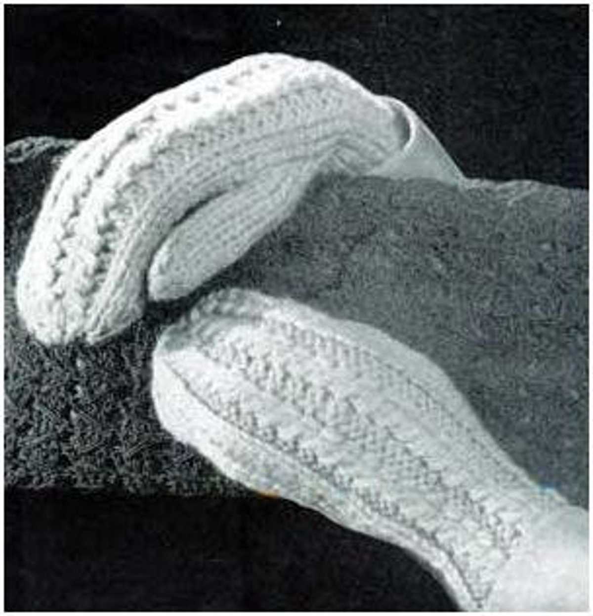 Knitting patterns mittens adults