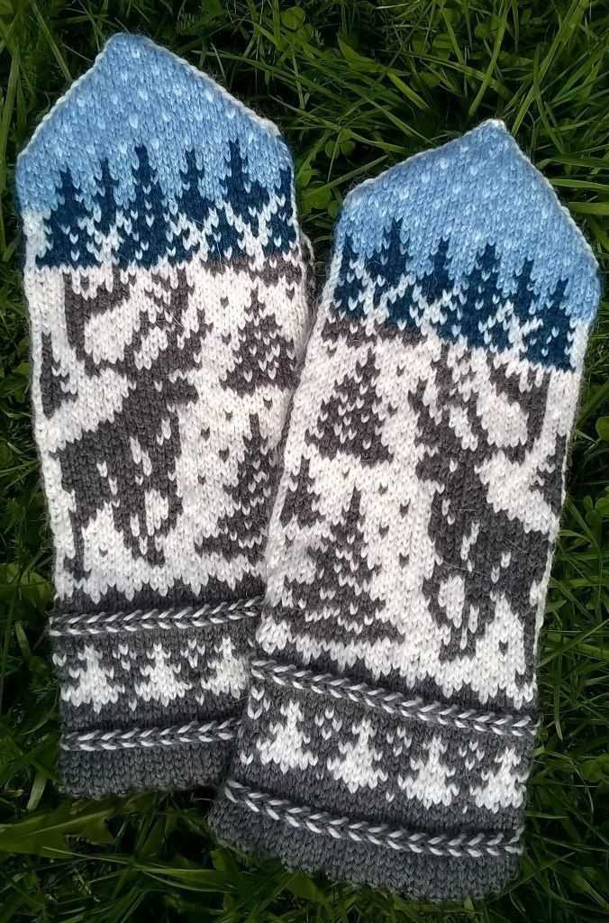 Knitted mittens patterns