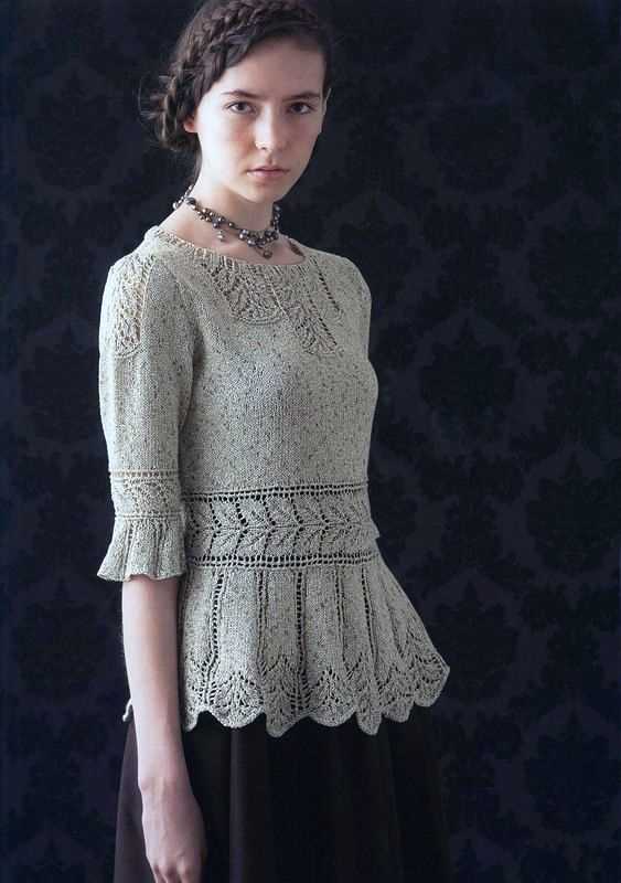 Lace dress knitting pattern