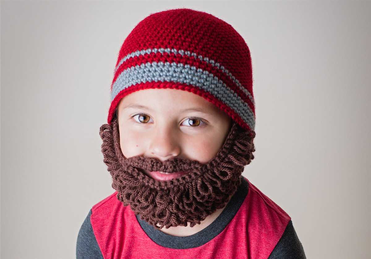 Free knitted beard pattern