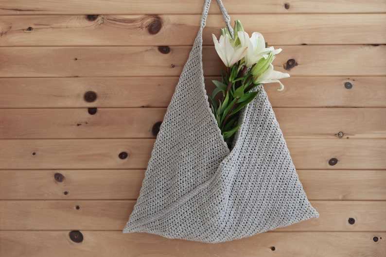 Knitted farmers market bag pattern