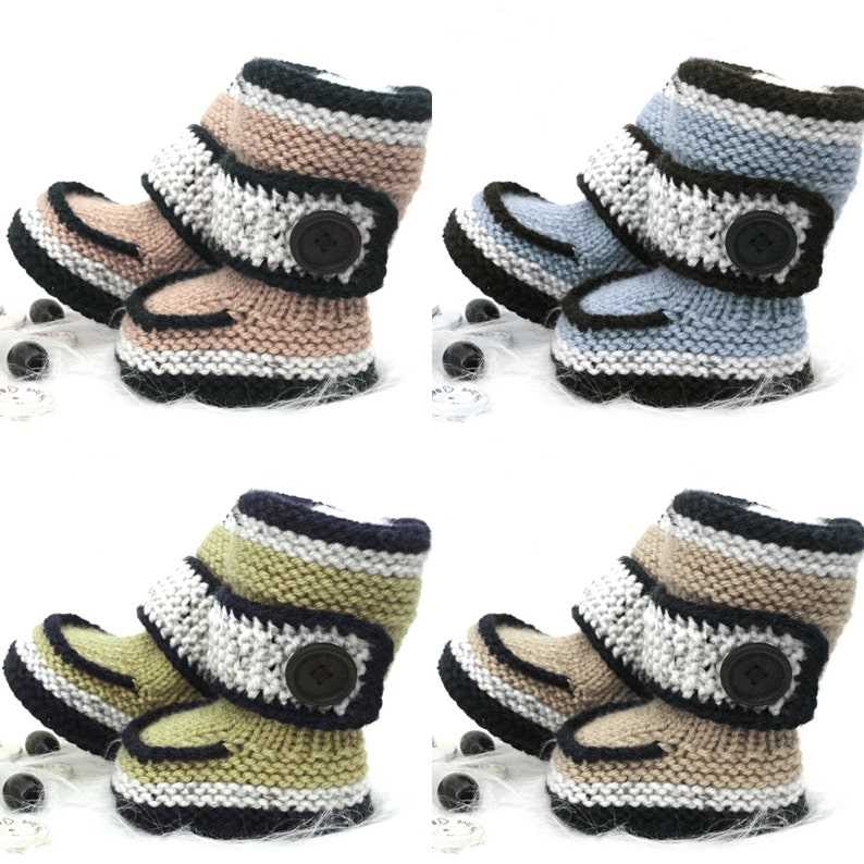 Knitted shoes pattern free