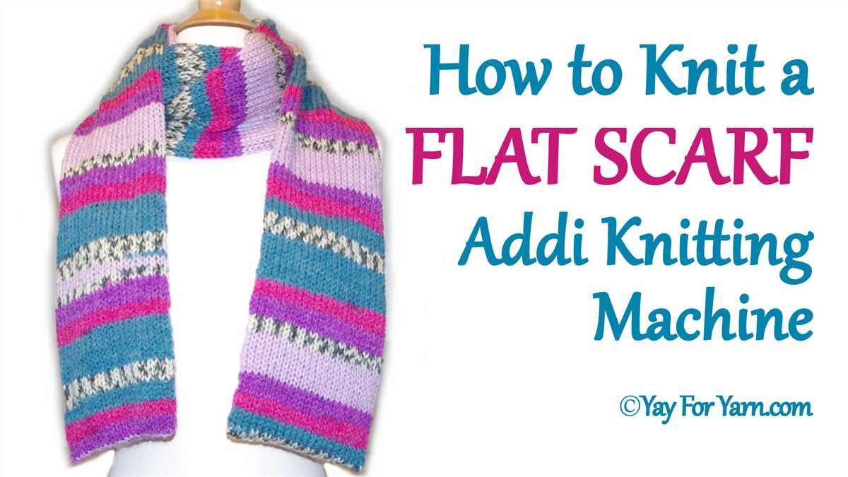 Flat loom knitting patterns