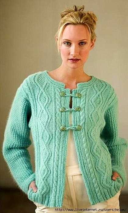 Knitting pattern for jacket