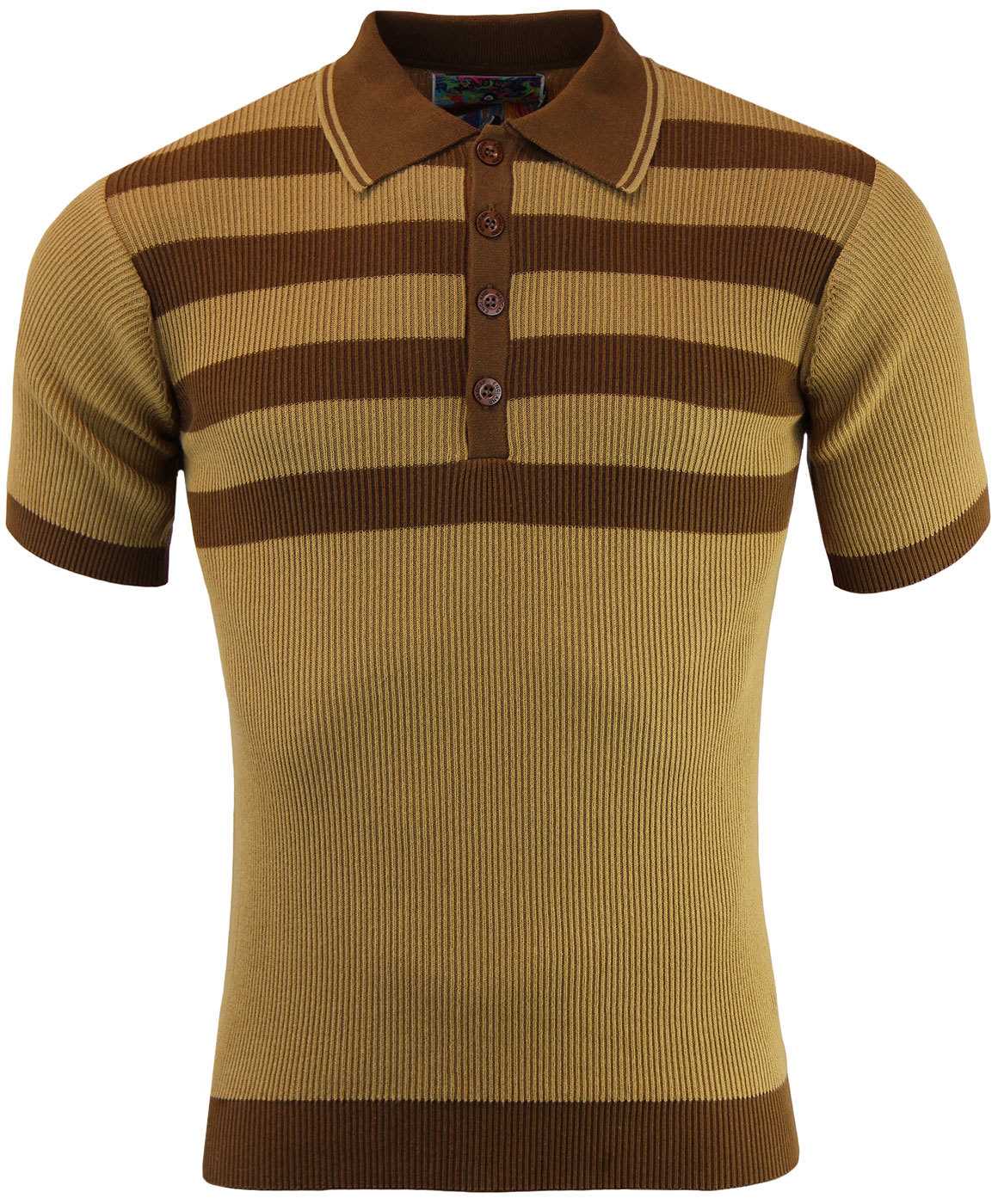 Knitted polo shirt pattern