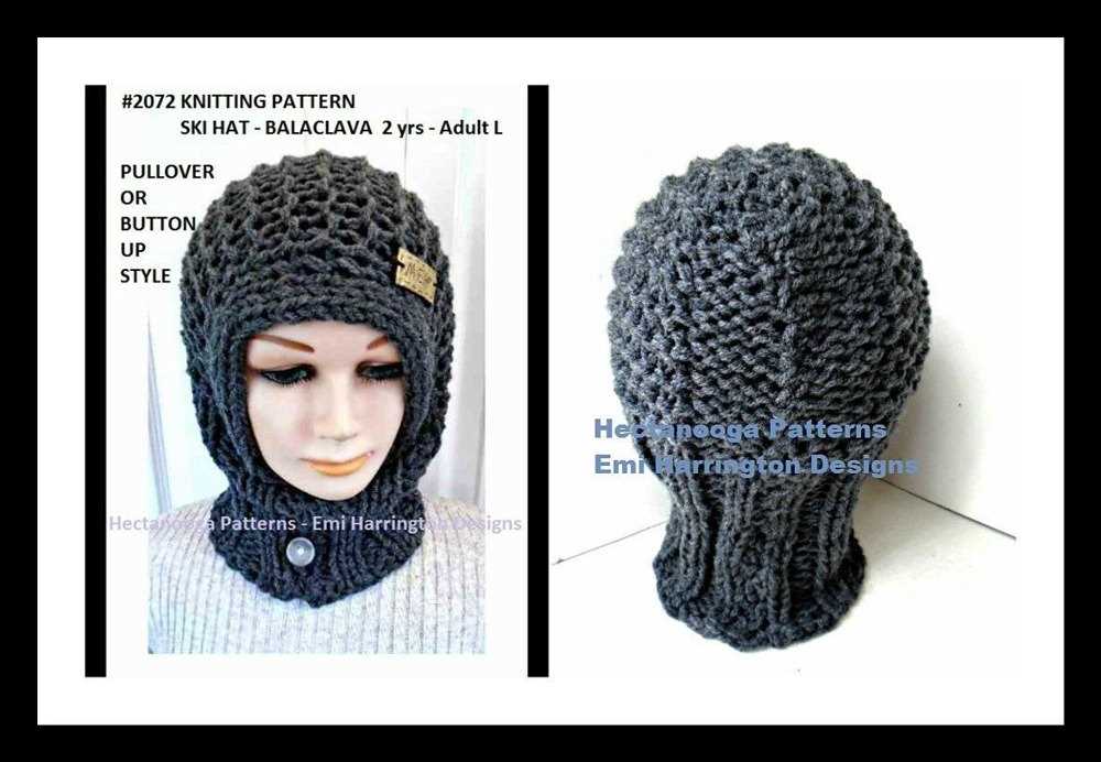 Free chunky balaclava knitting pattern