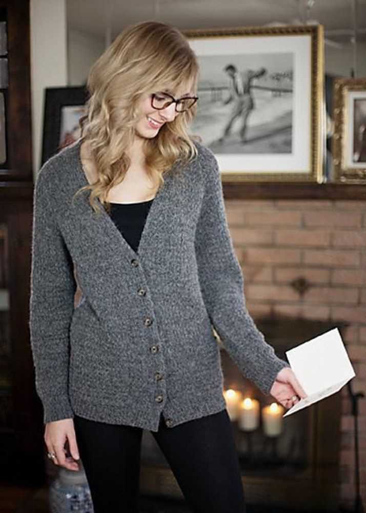 Knitting pattern boyfriend cardigan