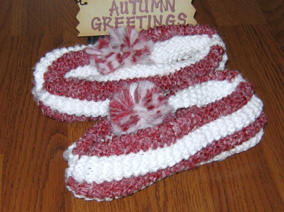 Free knitting patterns for childrens slippers