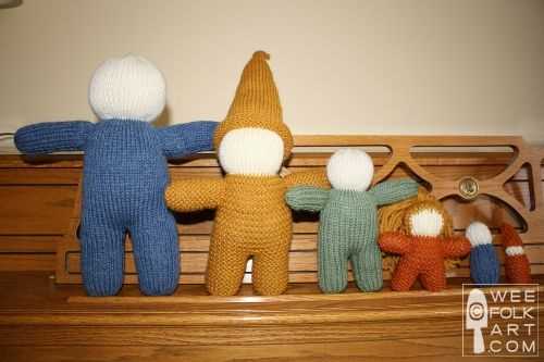 Easy rag doll knitting pattern