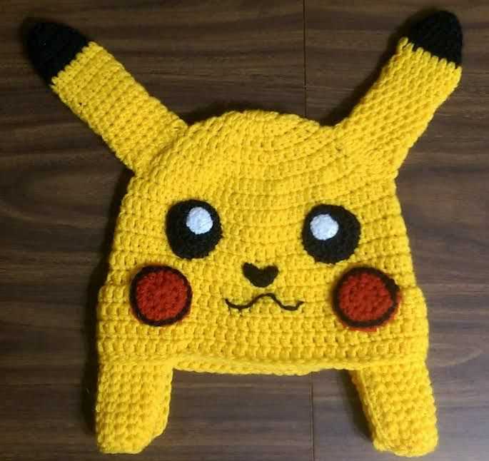 Pokemon hat knitting pattern