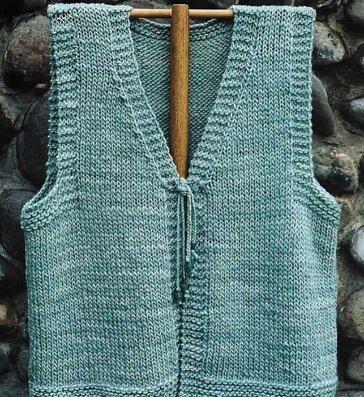 Easy knitted vest patterns free