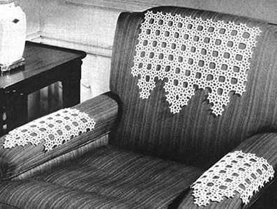 Knitting patterns for chair backs