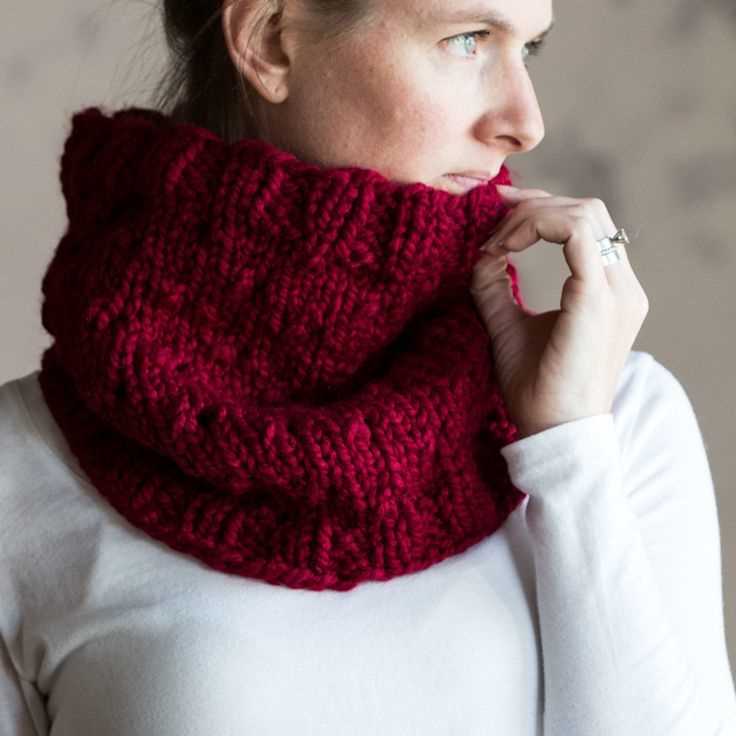 Knit cowl pattern