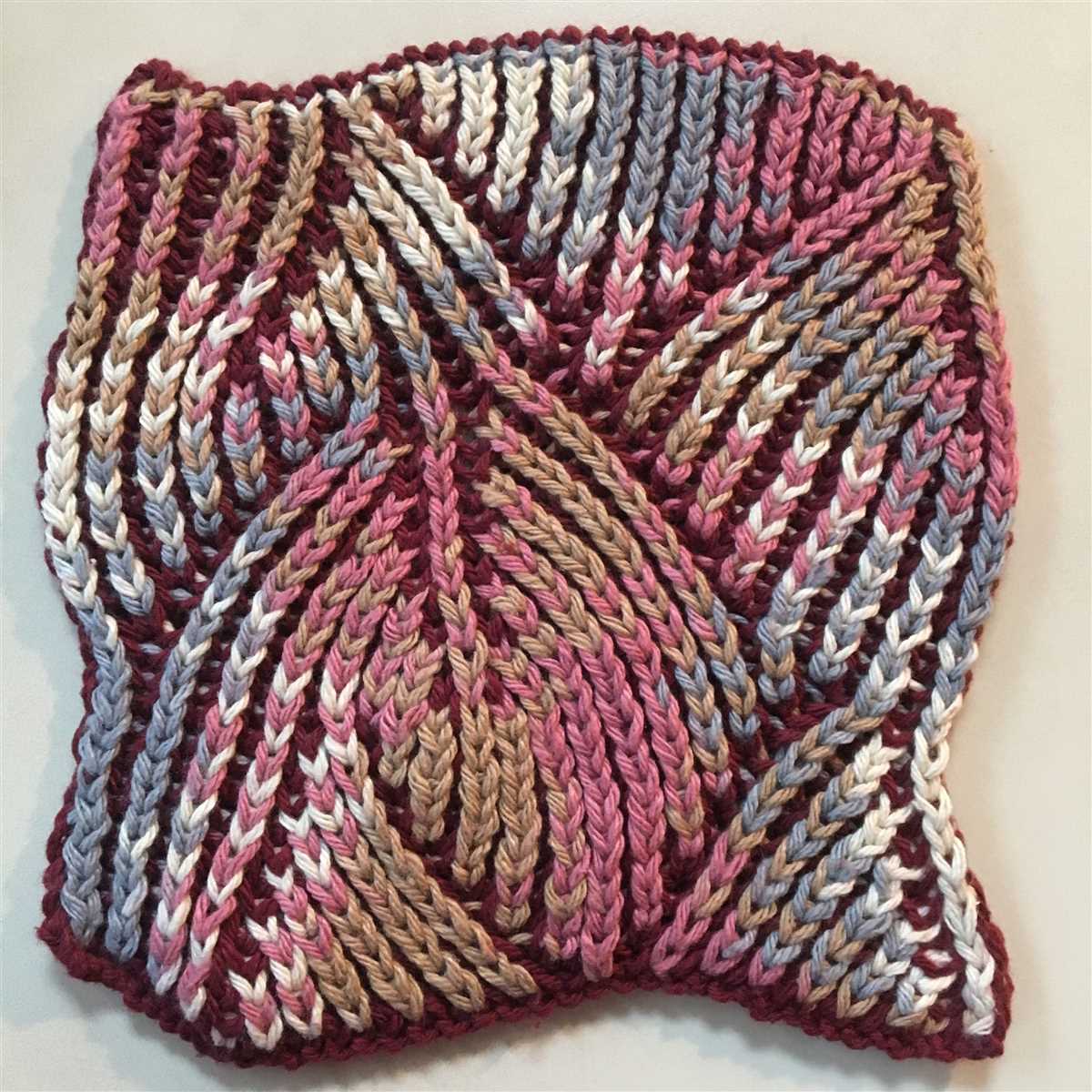 Easy brioche knitting pattern