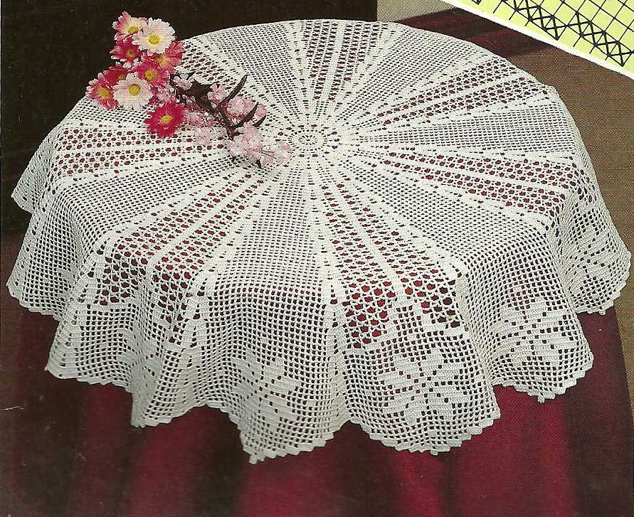 Knitting tablecloth pattern