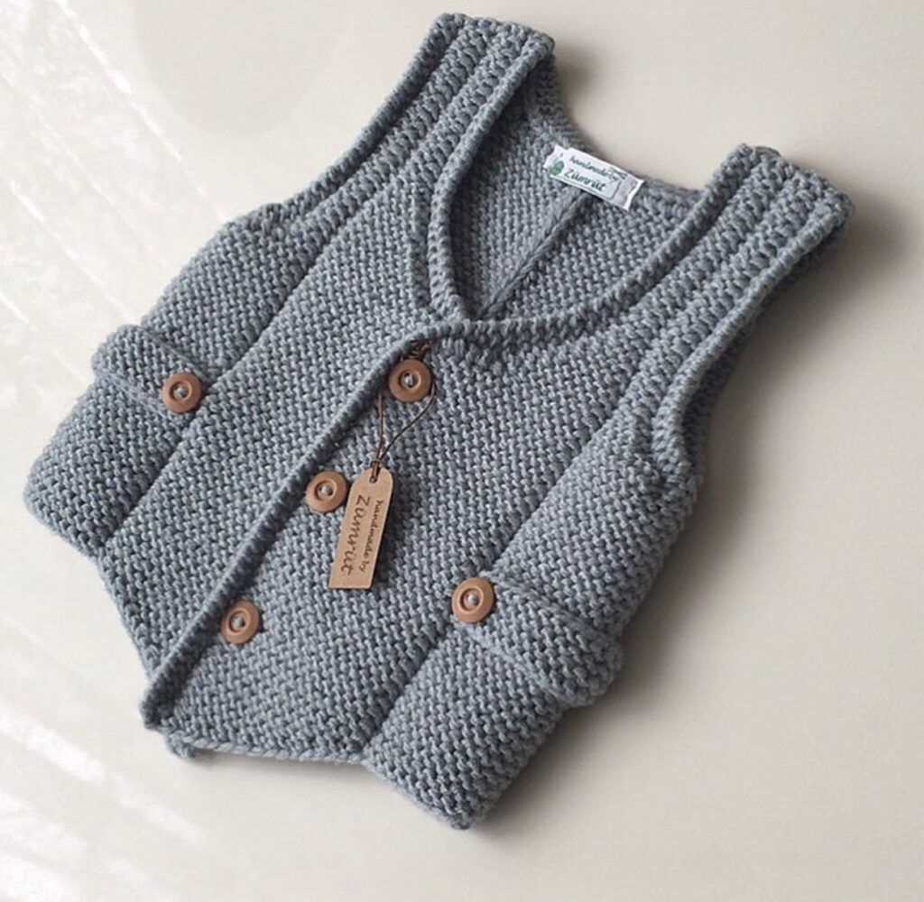 Child's vest pattern knitting