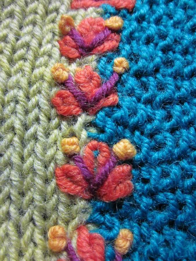 Colour work knitting patterns