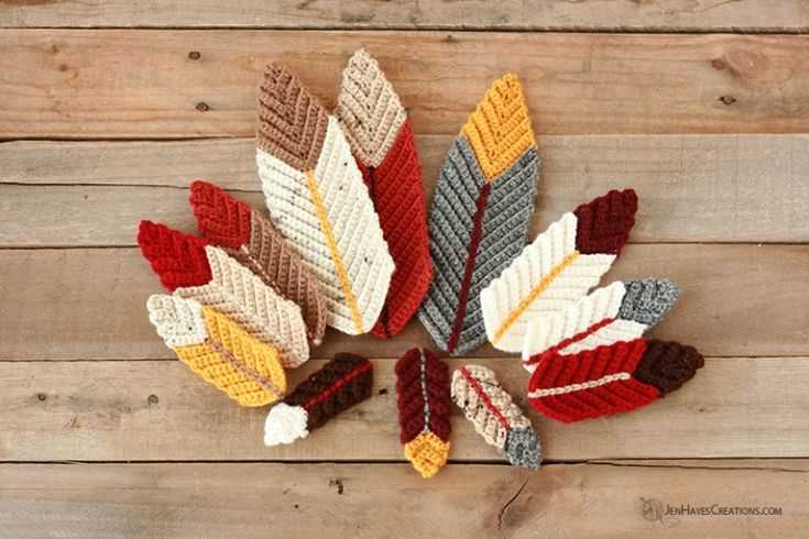 Falling leaves knitting pattern