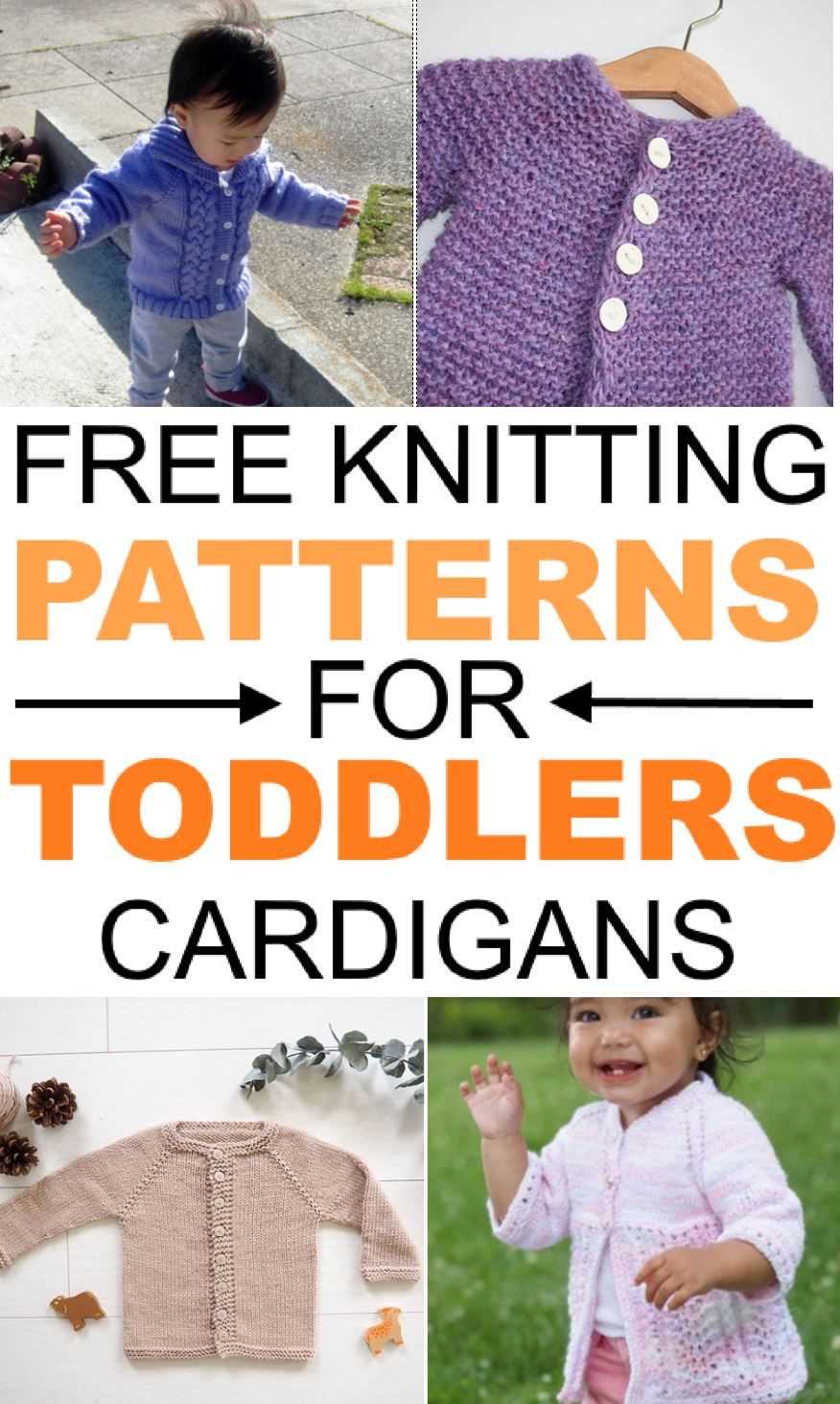 Free knitting patterns for toddlers cardigans