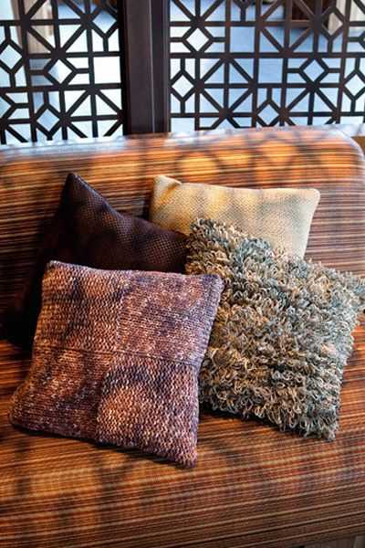 Cushion cover knitting pattern