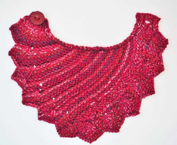 Fiery dragon scarf knitting pattern