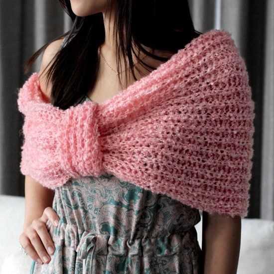 Knit shoulder warmer pattern free