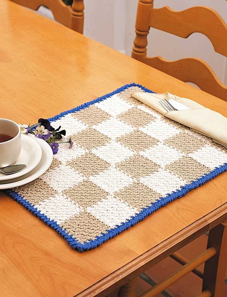 Bernat handicrafter cotton knit dishcloth pattern