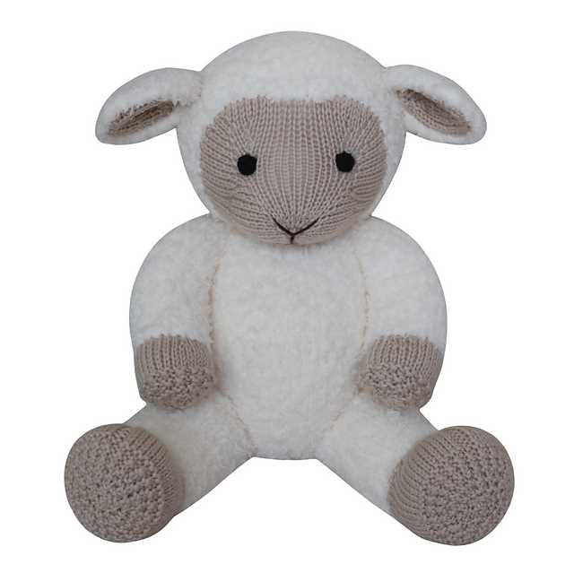 Easy knitted sheep pattern