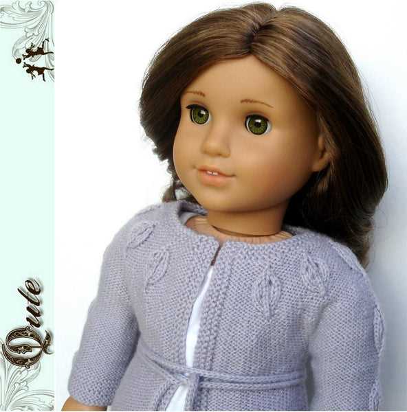 Dolls cardigan knitting pattern