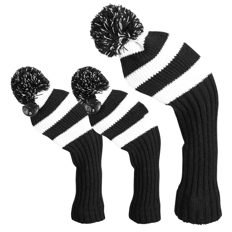 Pattern for knitted golf club covers