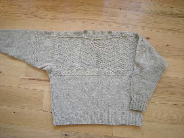 Guernsey wrap knitting pattern