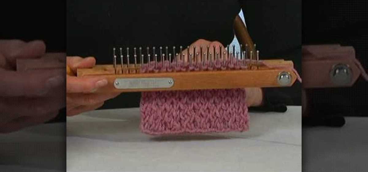 Loom knitting patterns videos