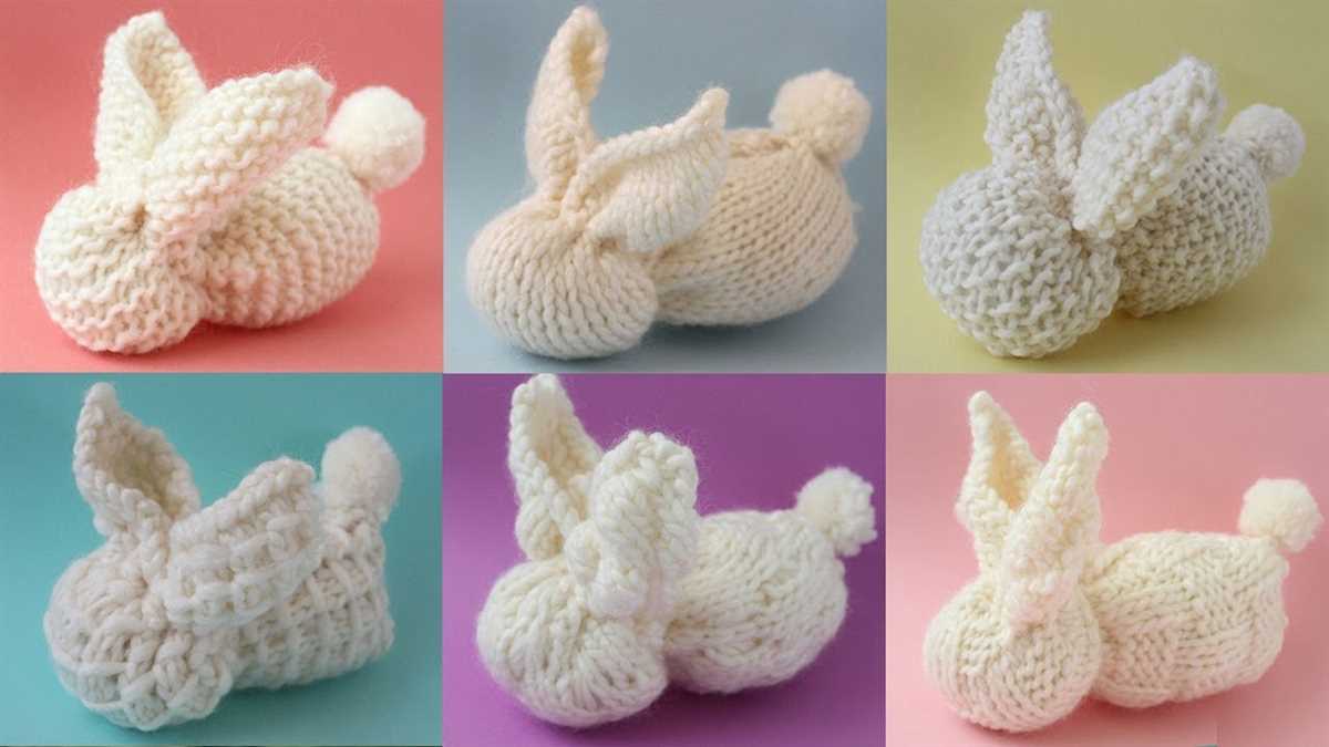 Free easy knit bunny pattern